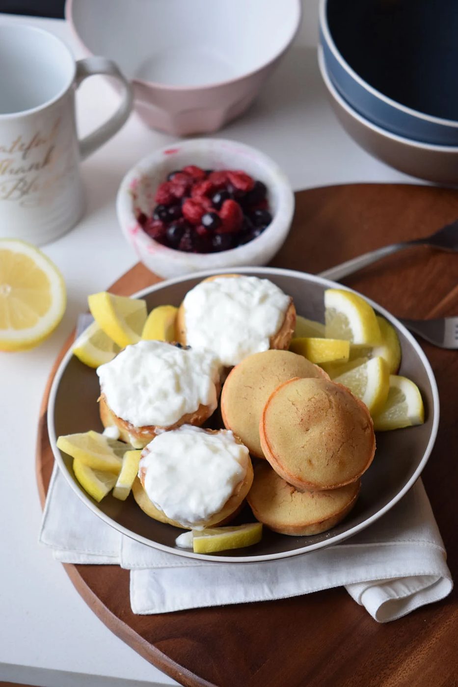 Yogurt Pancake Poppers