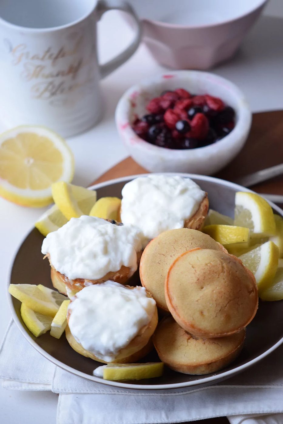 Yogurt Pancake Poppers