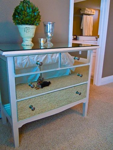 how to make a mirrored dresser from an old dresser walkthrough (6)