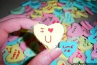 Handmade Valentine Message Hearts