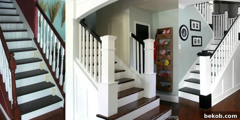 DIY Stair Makeovers: Luxury on a Budget - Bekob