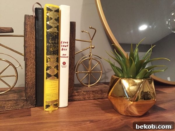 Personalized Details for a Glamorous Home Office