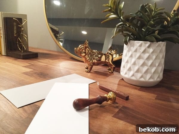Motivational Decor in a Rustic Home Office