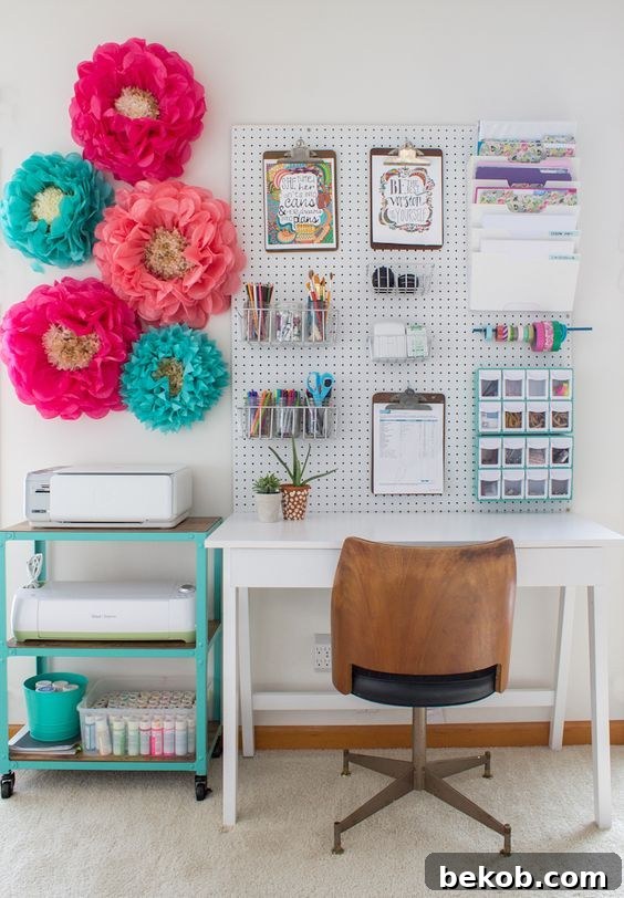 Innovative Vertical Storage Solutions for Home Offices