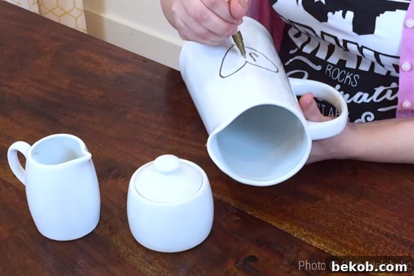 Valentines Day Decor Tutorial For Faux Bois Pitcher From Remodelaholic