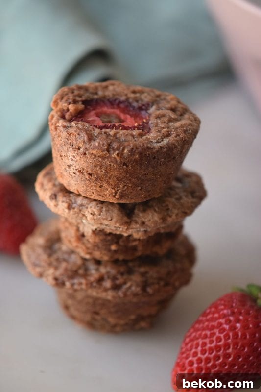 Try a twist on regular brownies with this yummy recipe for Strawberry Brownie Bites with the recipe by Remodelaholic.com