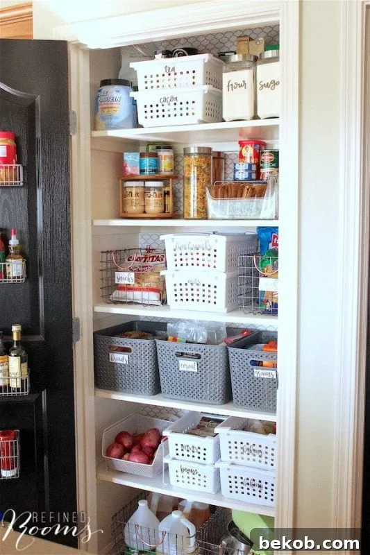 How to Create a Beautifully Organized Pantry: Before and After