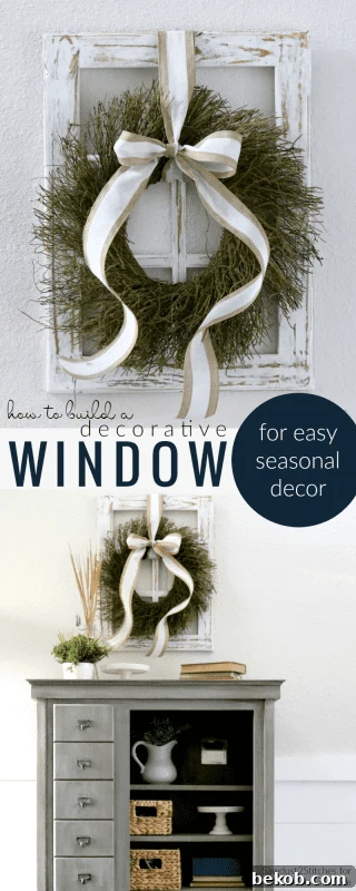 DIY Decorative Window Frame
