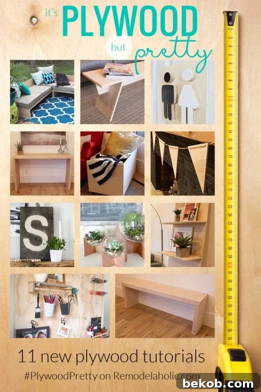 Rustic Stained DIY Plywood Monogram
Timeless Timber: A Personalized Plywood Monogram Project 13 Plywood Pretty DIY Projects