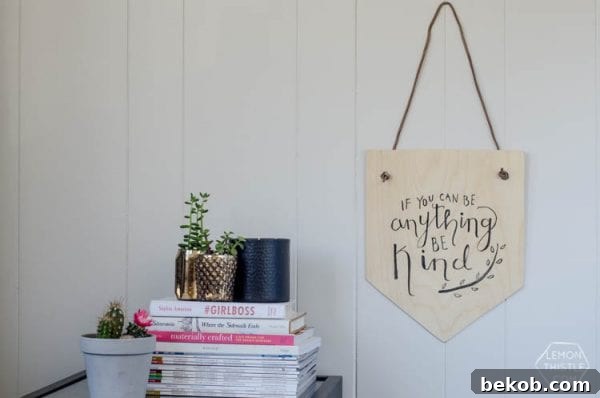 Clever Plywood Scrap Builds 11 Craft a unique plywood pendant sign featuring your favorite quote or phrase, adding a personalized and artistic element to your wall decor.