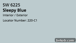 Sherwin Williams Sleepy Blue - SW 6225