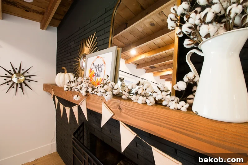 Fall Mantel Decor With Shaw Floors@Remodelaholic 48