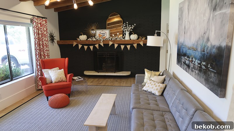 Fall Mantel Decor With Shaw Floors@Remodelaholic 52