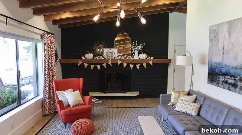 Fall Mantel Decor With Shaw Floors@Remodelaholic 51