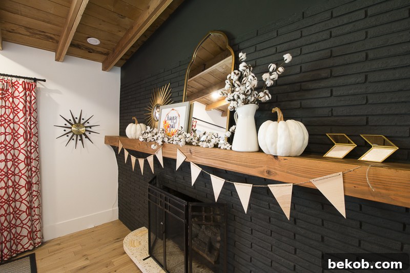 Fall Mantel Decor With Shaw Floors@Remodelaholic 47