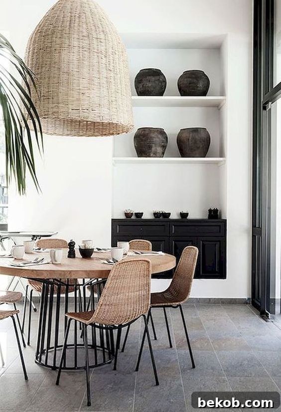 Built-in dining bench seating in an alcove, maximizing space efficiency in a small dining area or kitchen. Smart ideas for compact dining solutions.