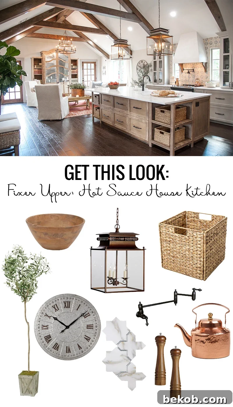 Fixer Upper Hot Sauce House Kitchen