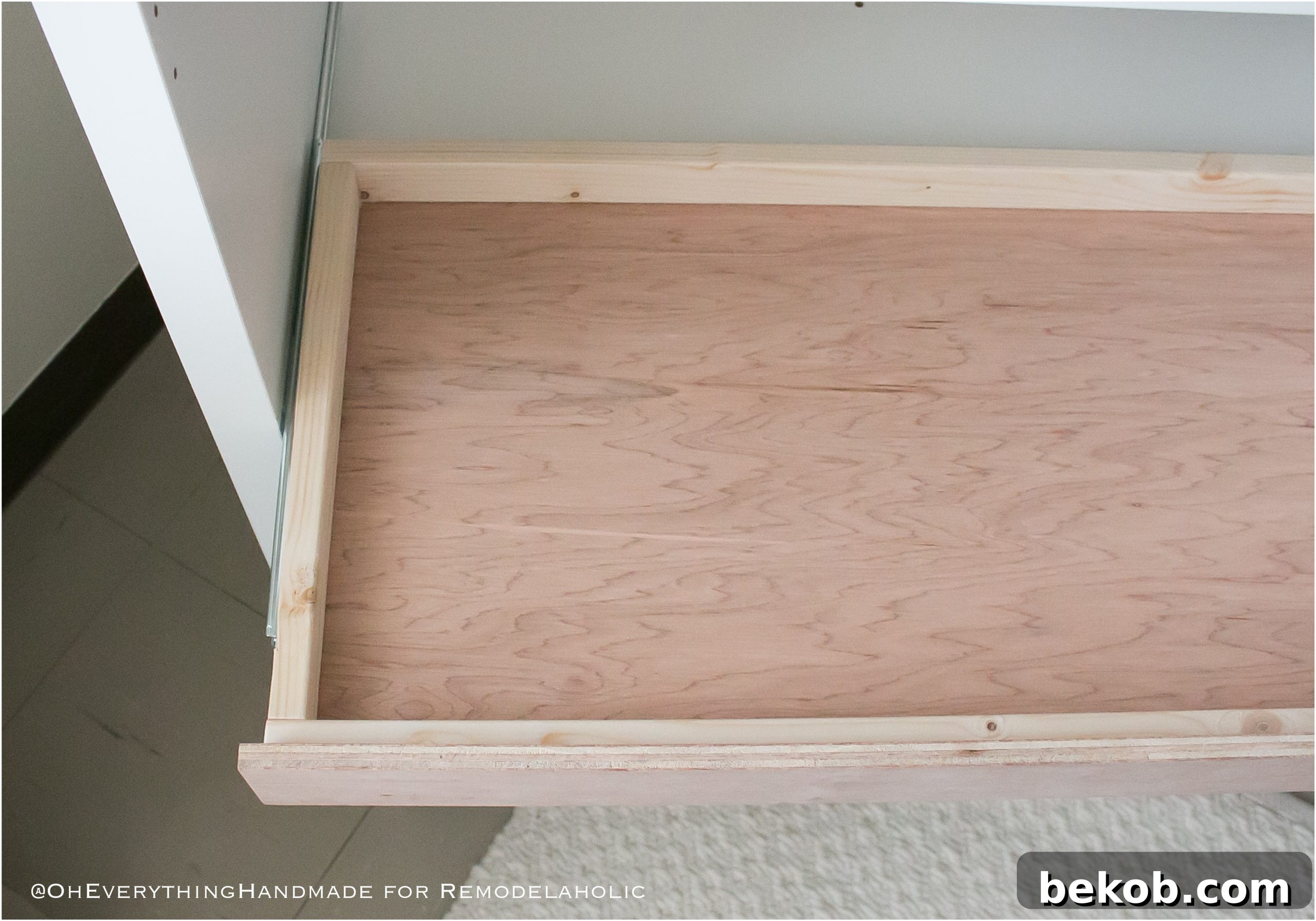 Kallax Flat File Cabinet Makeover Applying The Drawer