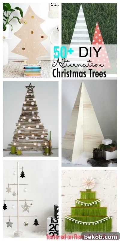Inspiring DIY Alternative Christmas Tree Designs 3 Alternative Trees