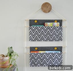 Hanging Book Holder for cozy reading nooks