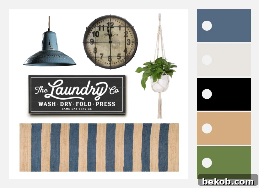 Modern Farmhouse Laundry Room Featured Image