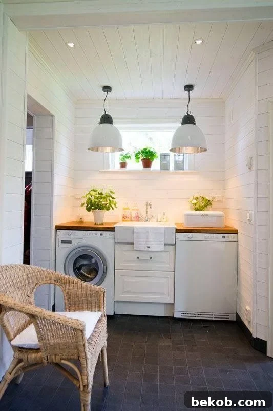 Modern Farmhouse Laundry Room Inspiration