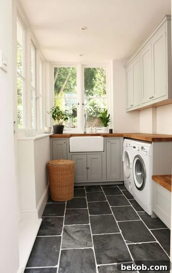 Modern Farmhouse Laundry Room Inspiration