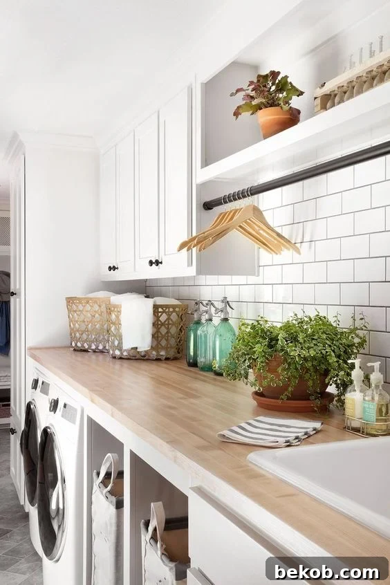 Modern Farmhouse Laundry Room Inspiration