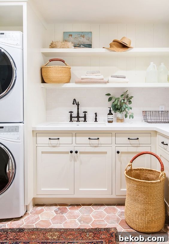 Modern Farmhouse Laundry Room Inspiration
