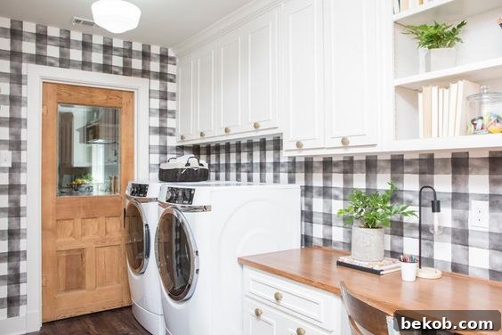 Modern Farmhouse Laundry Room Inspiration