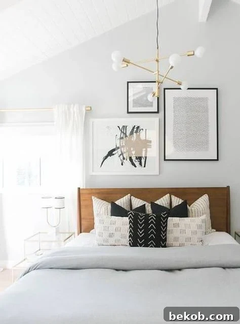 Blue Bedroom Decorating Ideas and Inspiration + Tips for Decorating Above a Bed Headboard