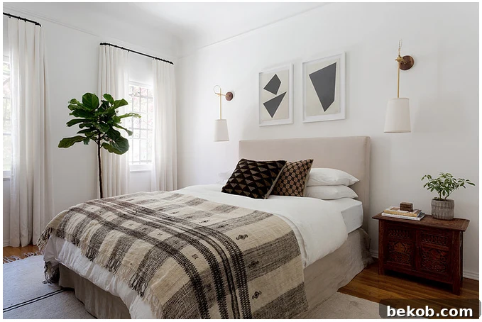 Blue Bedroom Decorating Ideas and Inspiration + Tips for Decorating Above a Bed Headboard
