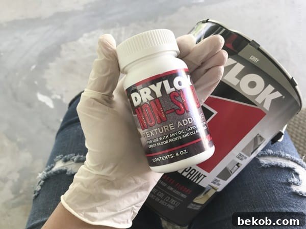 DRYLOK Non-Skid Texture Additive for Enhanced Patio Safety