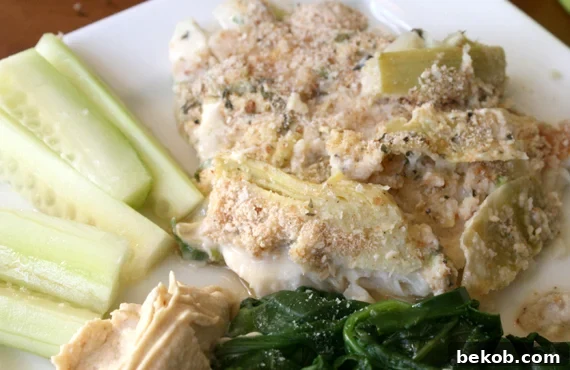 Baked Artichoke Fish Fillets