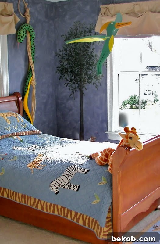Son's original bedroom, a scanned image from early days