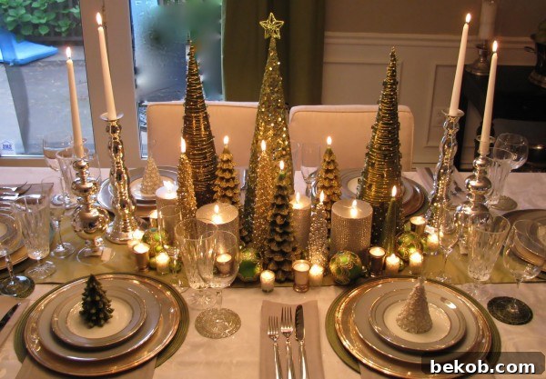Another beautiful Christmas table setting