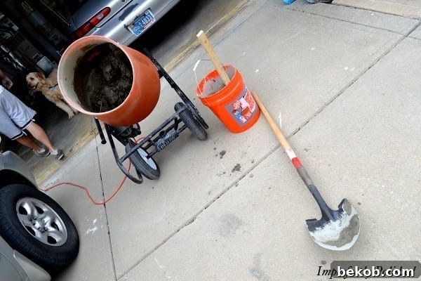 Mixing Concrete for DIY Countertops to Perfect Consistency