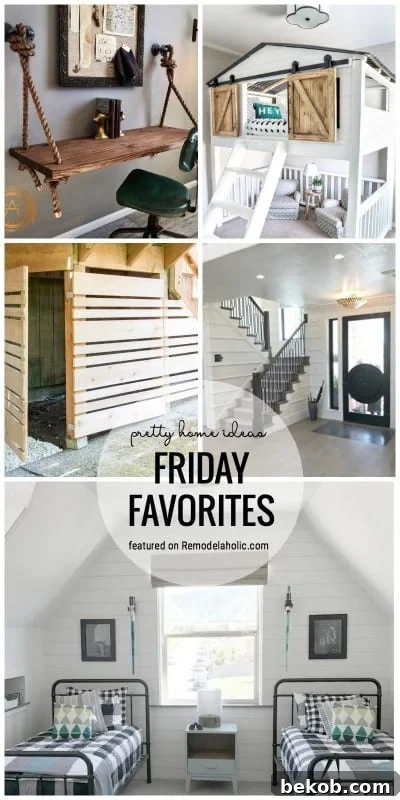 Pretty Home Ideas Featured On Friday Favorites At Remodelaholic.com #fridayfavorites #prettyhomeideas #homeinspiration