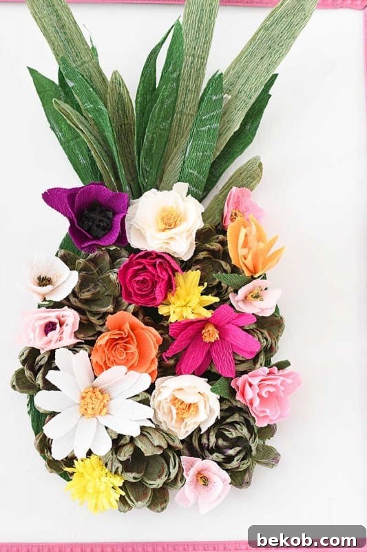 How To Make A Paper Flower Wall Decoration 2 S
