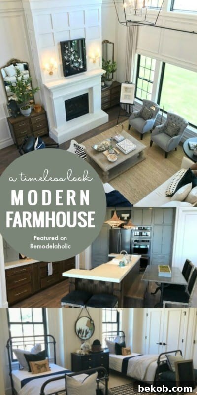 Blending Modern And Farmhouse Style For A Timeless Look, Arive Homes And Brandalyn Dennis Design, 2018 Utah Valley Parade Of Homes, Featured On Remodelaholic