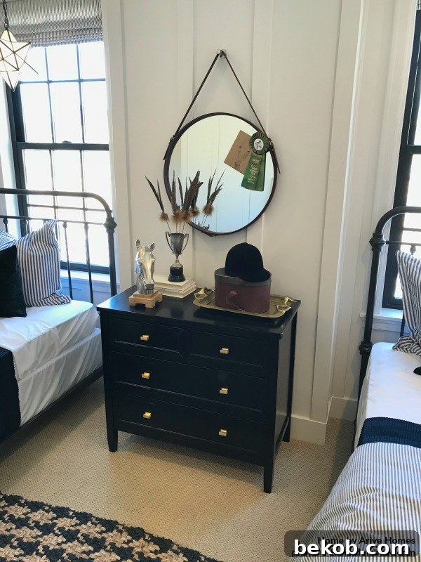 Modern And Cozy Kids Bedroom In Black And Gold, Arive Homes And Brandalyn Dennis Interior Design, 2018 Utah Valley Parade Of Homes, @Remodelaholic