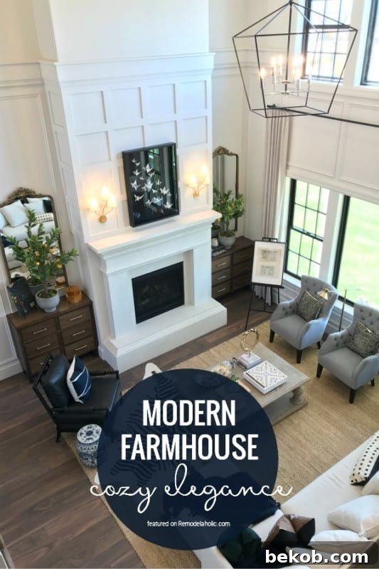 Create Cozy Elegance With Modern Farmhouse Style, Arive Homes And Brandalyn Dennis Interior Design, 2018 Utah Valley Parade Of Homes, Featured On Remodelaholic