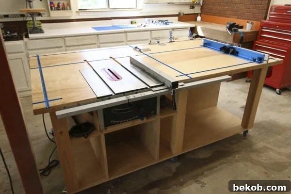 Friday Spotlight Incredible Architectural Visions 11 Optimize Your Workshop: Build the Ultimate Table Saw Multi-Use Workbench with Rockler T-Track System