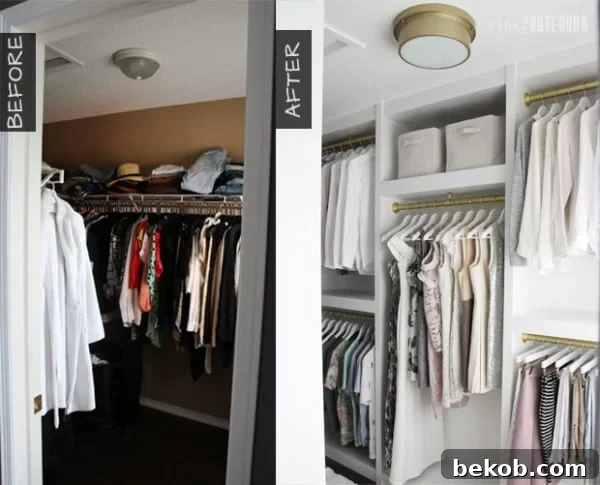 Friday Spotlight Incredible Architectural Visions 8 Stunning Transformation: See This Builder Basic Closet Before and After Makeover