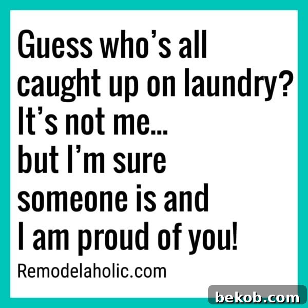 Caught Up On Laundry Meme Remodelaholic.com