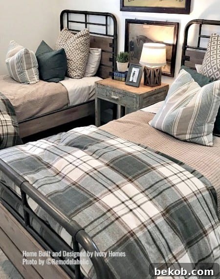 Rustic Farmhouse Boys Bedroom