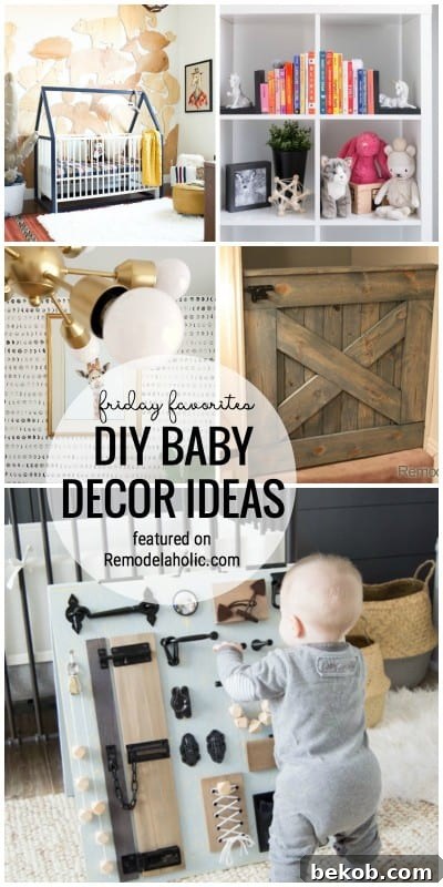 DIY Baby Decor Ideas: Decorate Your Nursery Or Baby Shower With Fun Baby-Themed Projects