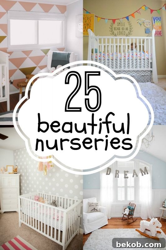 25 Beautiful Nursery Designs and Decor Ideas from Remodelaholic