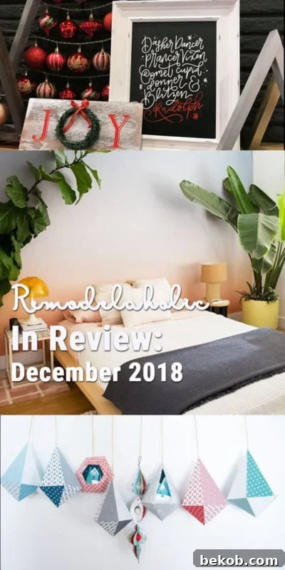 Remodelaholic December 2018 Recap