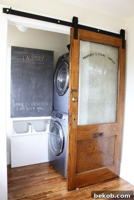 15 Brilliant Closet Laundry Room Designs - Bekob